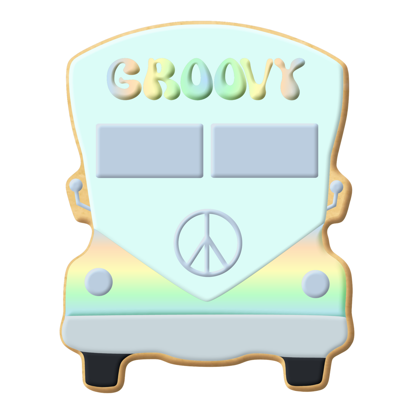 School Bus Front Cookie Cutter, 3.5"