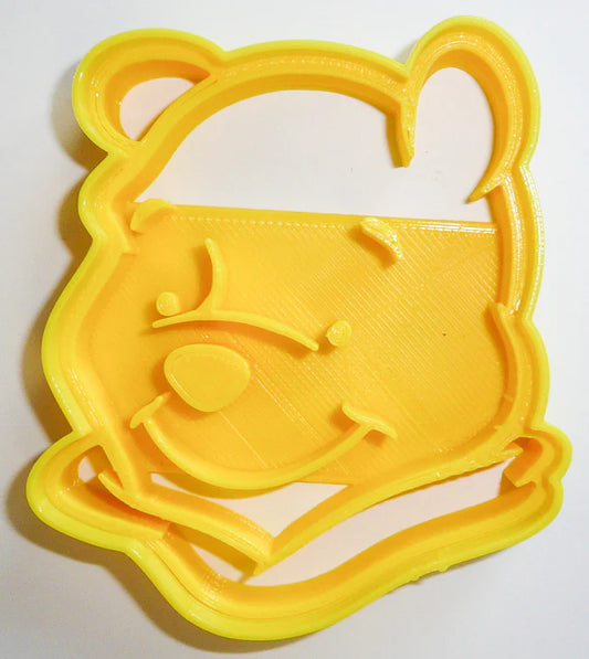 Winnie the Pooh Bear Plastic Cookie Cutter