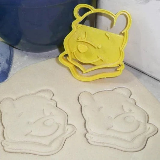 Winnie the Pooh Bear Plastic Cookie Cutter
