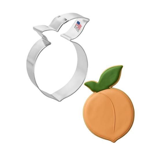 Peach Cookie Cutter 3.5"