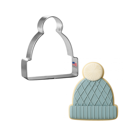 Beanie Hat / Winter Hat Cookie Cutter, 3.5"