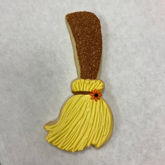 Halloween Witch Broom Cookie Cutter, 5"