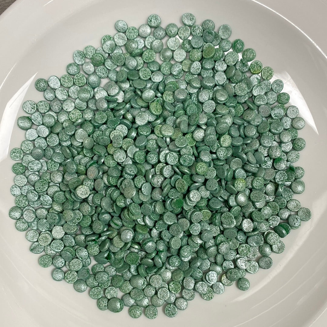 Confetti Pearl Green Sequins,  2 oz