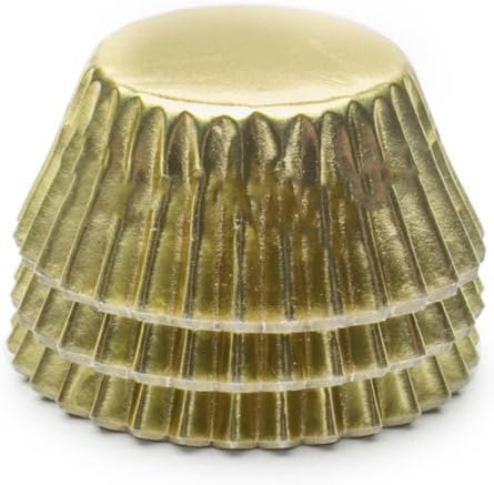 Petit-Four Cups, Gold Foil, 48 Pack