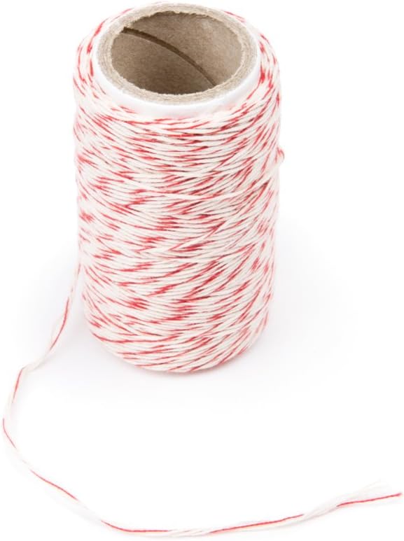 Cotton Twine Red, 65 Yards