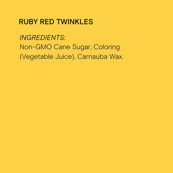 Supernatural Dye-Free Twinkles Sanding Sugar Ruby Red, 3oz