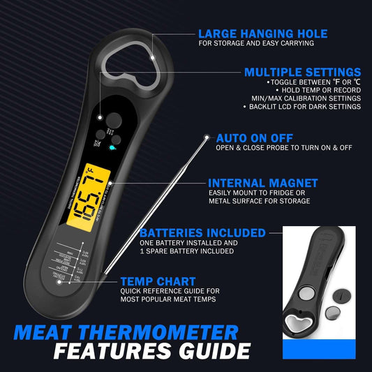 Instant Read Digital Thermometer