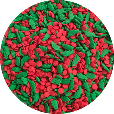 Holly & Berries Edible Confetti, 2.6 oz