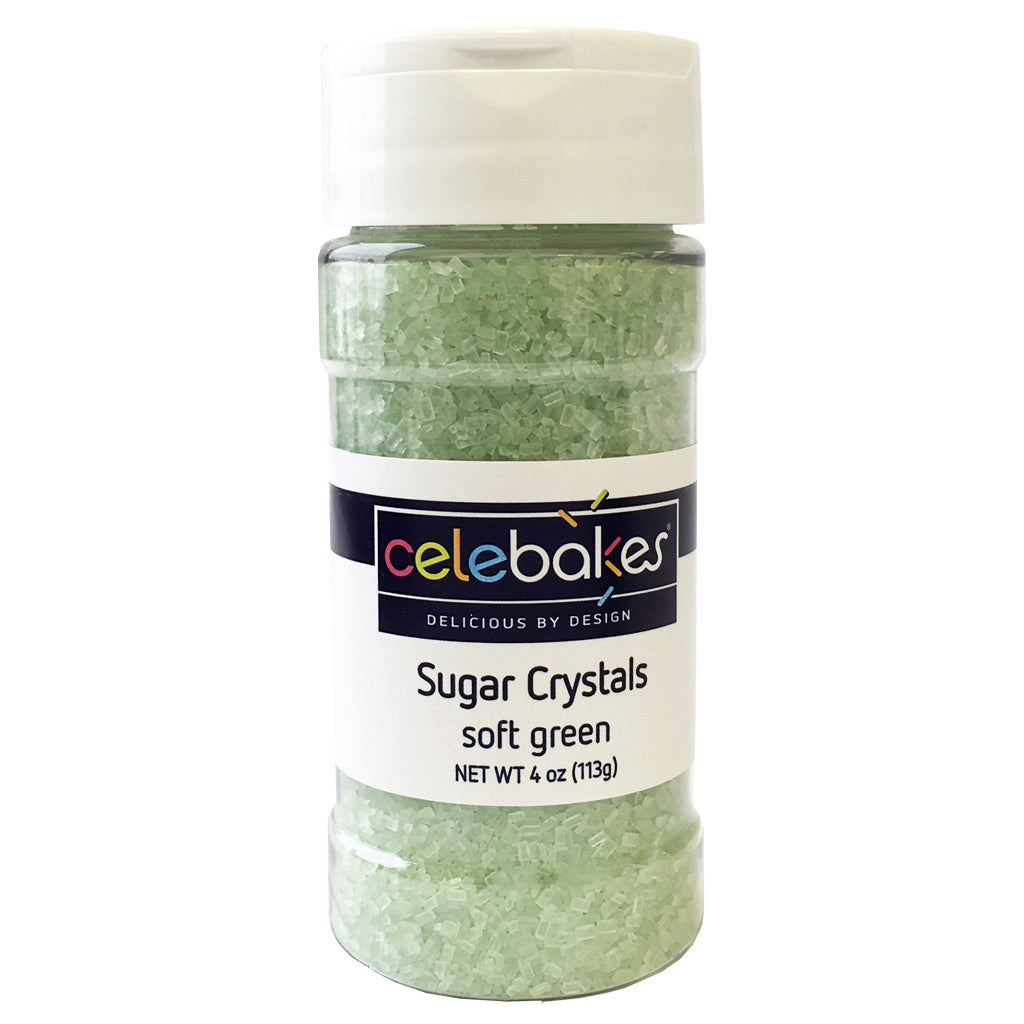 Sugar Crystals, Soft Green, 4oz