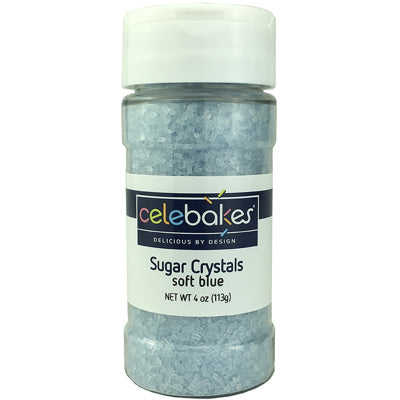 Sugar Crystals, Soft Blue, 4oz