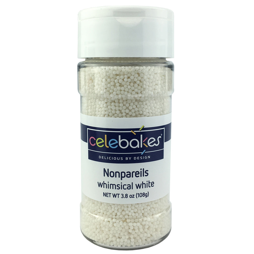 Nonpareils, White, 3.8oz