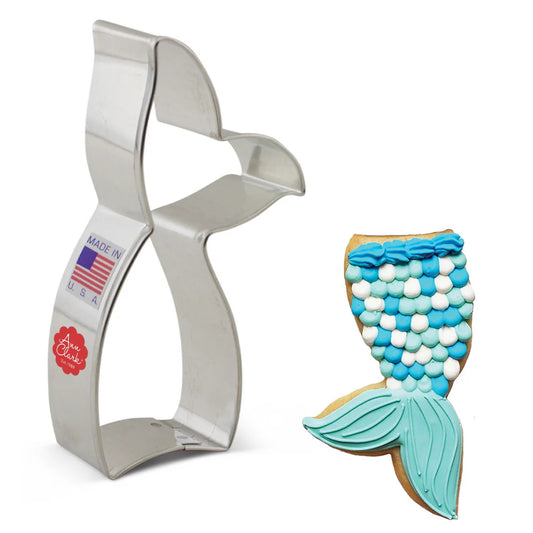Mermaid Tail Cookie Cutter, 4.25"