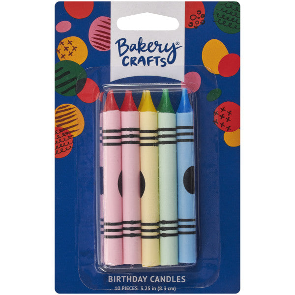 Crayon Candles, 10 pack