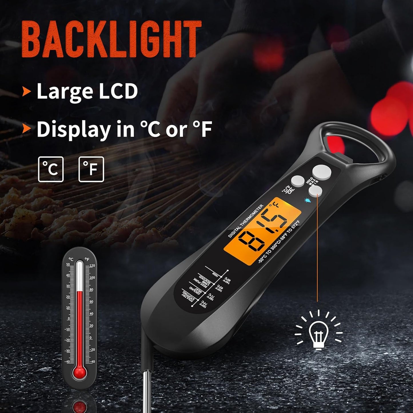 Instant Read Digital Thermometer