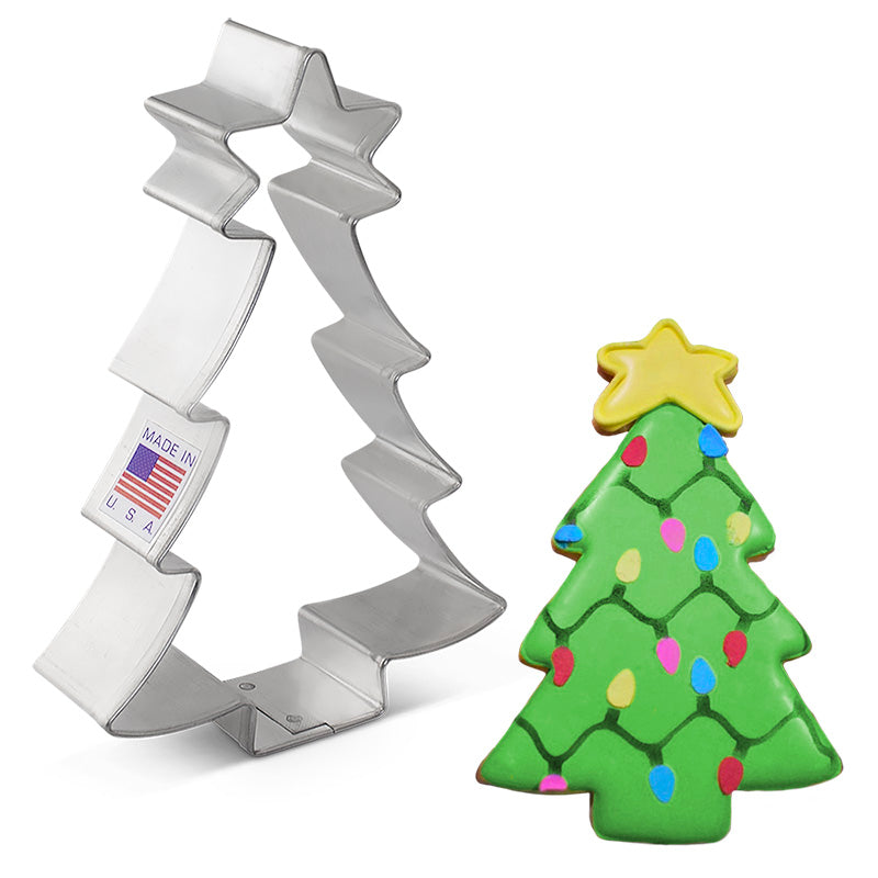 Christmas Tree with Star Cookie Cutter, 4.5"