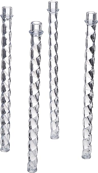 Wilton 7.5" Crystal Twist Legs for Cake Divider Plates, 4 Pack