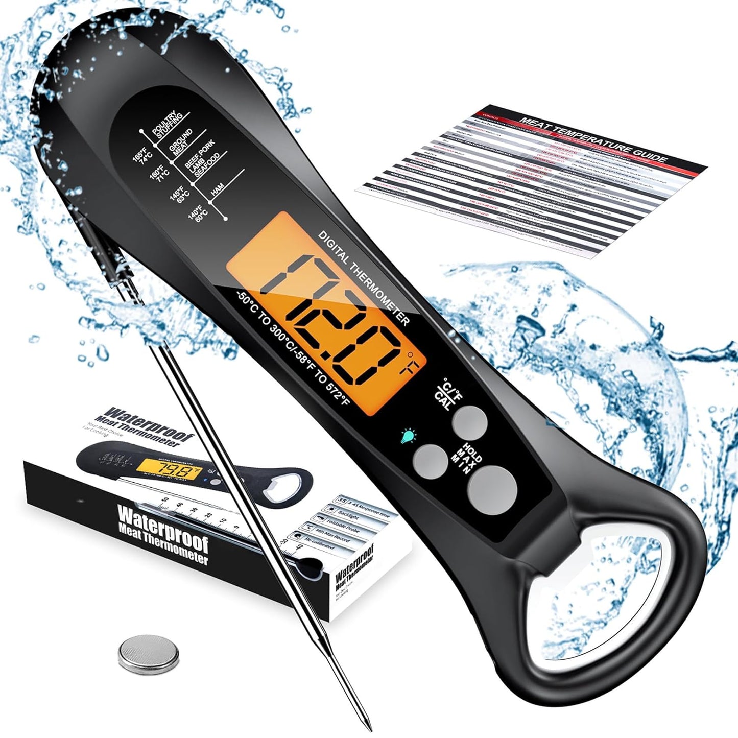 Instant Read Digital Thermometer