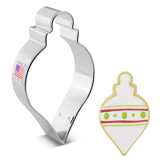 Christmas Ornament Teardrop Bauble Cookie Cutter