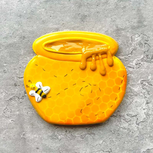 Honey Pot Cookie Cutter, 3.5"