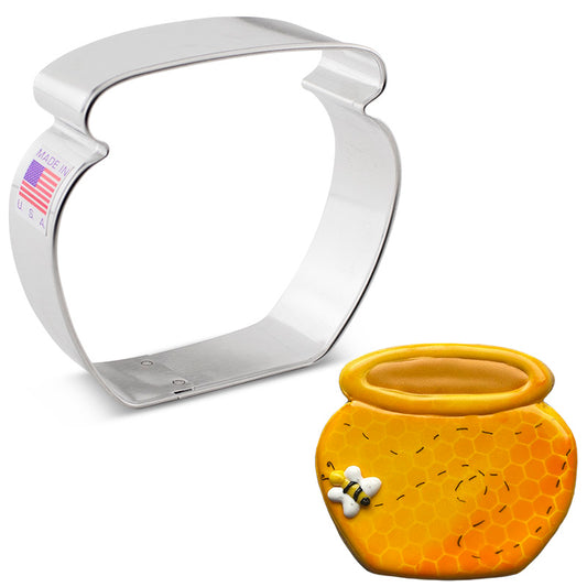 Honey Pot Cookie Cutter, 3.5"