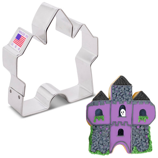Haunted House Castle Cookie Cutter, 3.5"
