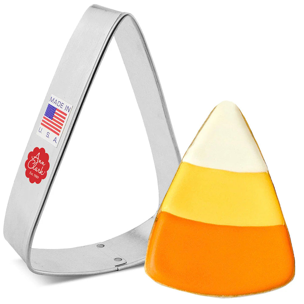 Candy Corn Triangle Wedge Cookie Cutter, 4"