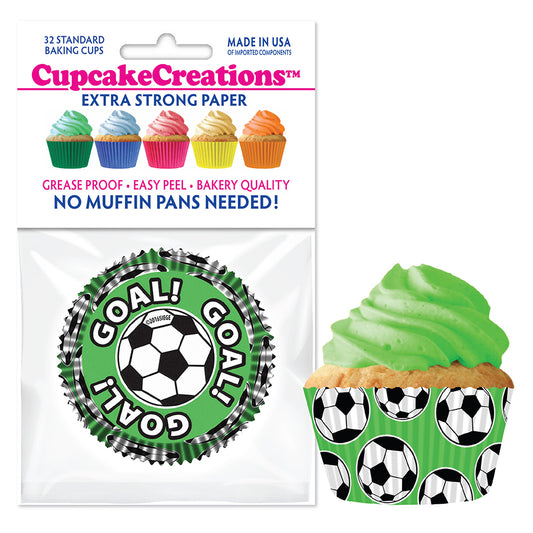 Soccer Cupcake Liner, 32 pack