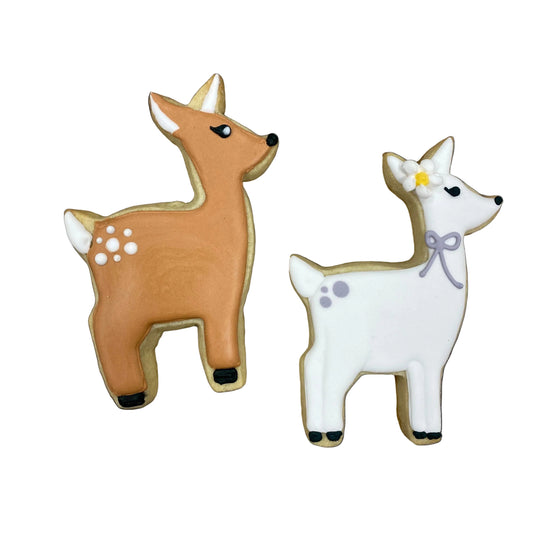 Cute Deer Standing Cookie Cutter, 4"