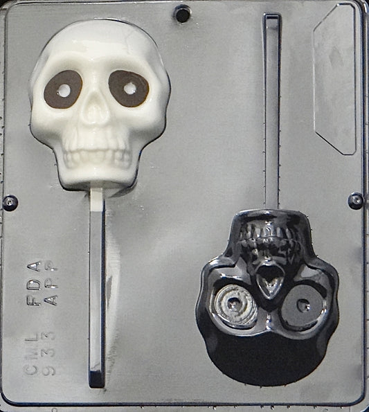 Large Skull Pop, 2 cavities