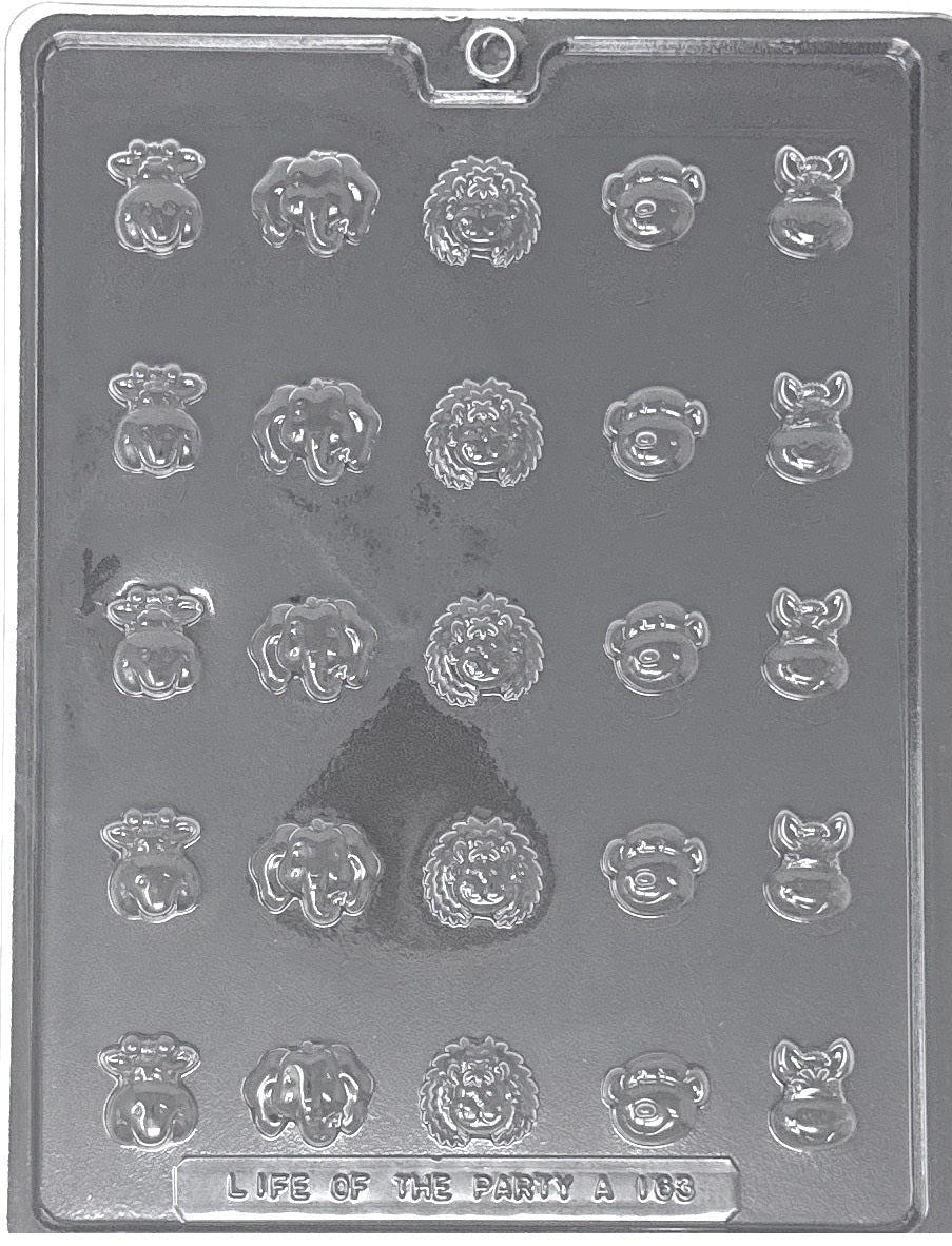 Tiny Animal Faces Mold
