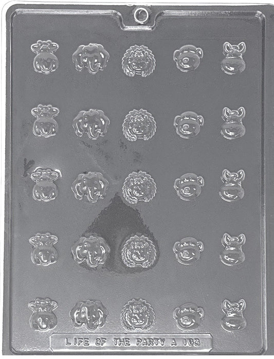 Tiny Animal Faces Mold