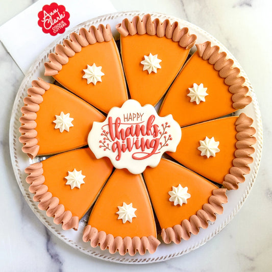 Candy Corn Triangle Pie Wedge Cookie Cutter, 4"