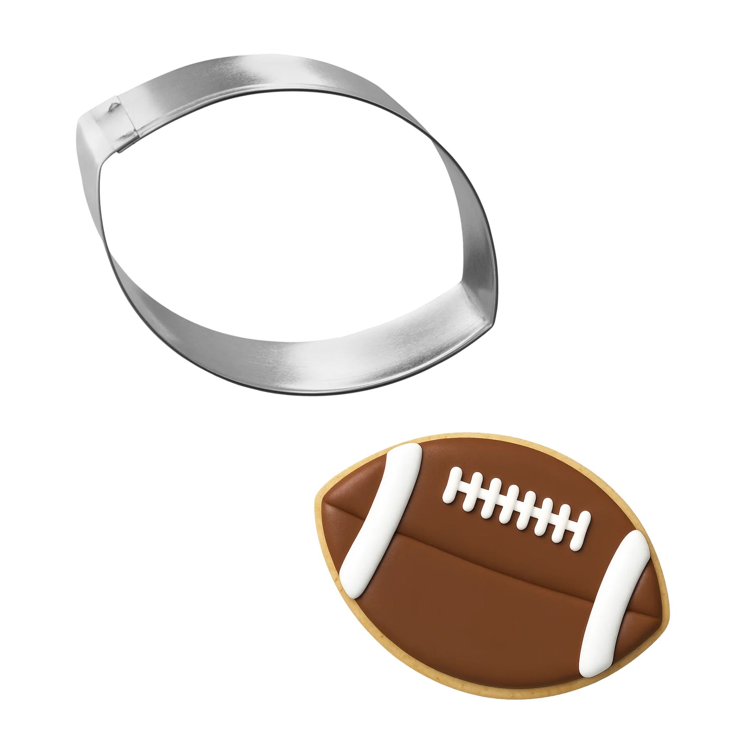 Football Cookie Cutter, 4"