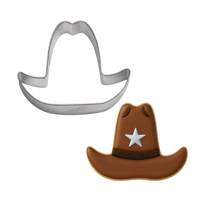 Cowboy Hat Cookie Cutter, 3.5"