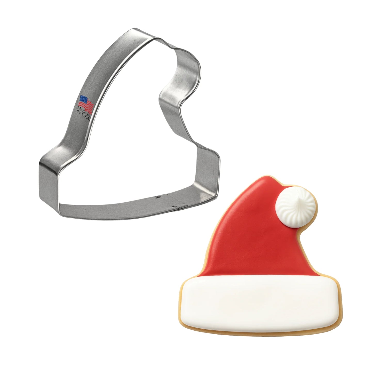 Santa Hat Cookie Cutter, 3.5"