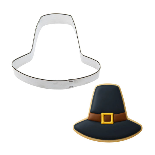 Pilgrim / Leprechaun Hat Cookie Cutter, 3"