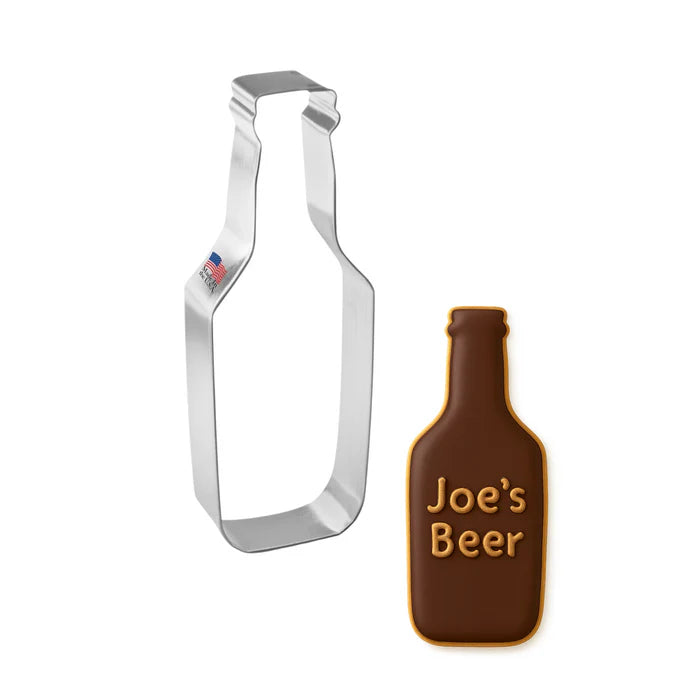 Beer Bottle Cookie Cutter, 6"