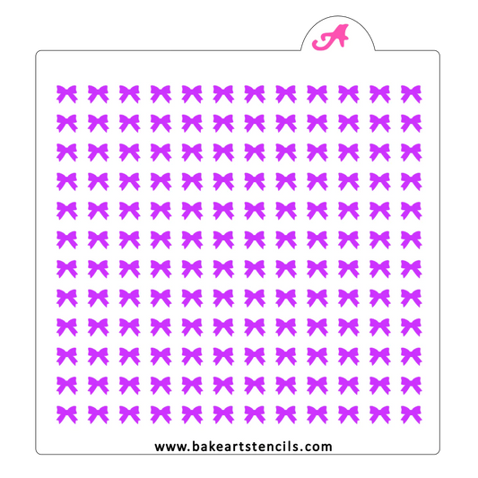 Sprinkle Art Stencil, Bow Sprinkles