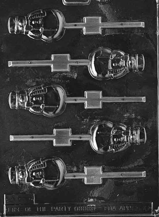 Snowman with Hat and Broom Pop