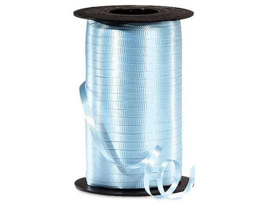 Light Blue Smooth Curling Ribbon, 500yd