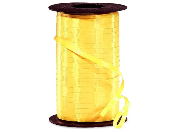 Sunshine Yellow Curling Ribbon, 500yd