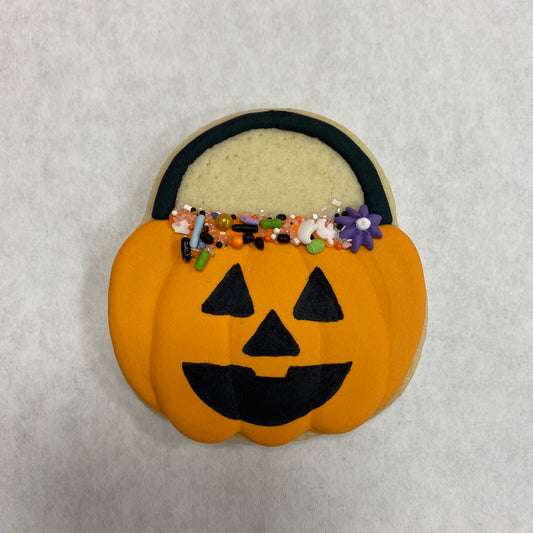 Pumpkin Bucket Cookie Cutter, 3"