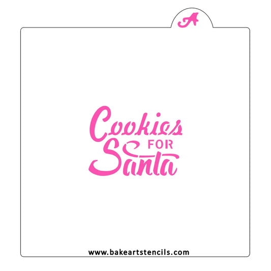 Cookies for Santa Cookie Stencil