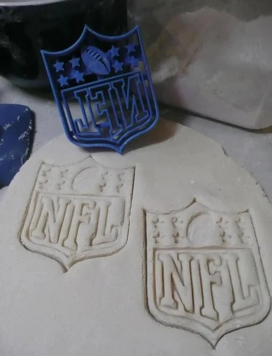 NFL Football Logo Plastic Cookie Cutter