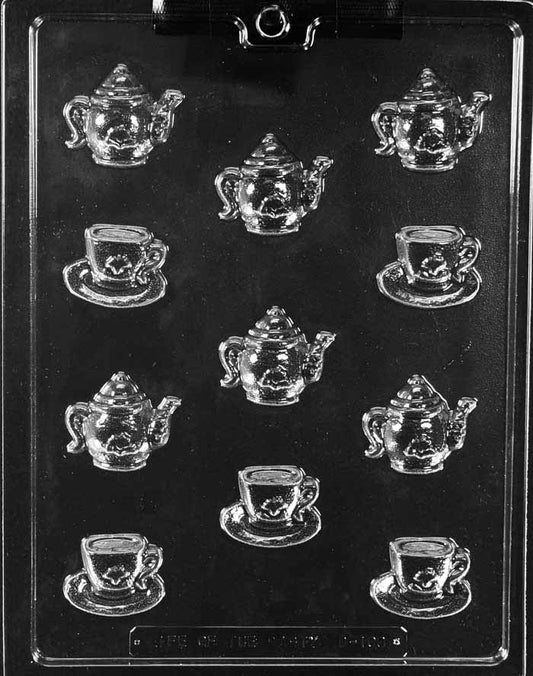 Bite Size Tea Pots and Tea Cups Mold