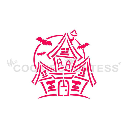 Haunted House PYO Stencil