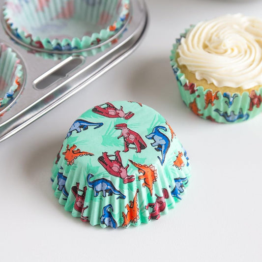Dinosaur Muffin Cups, 50 pack