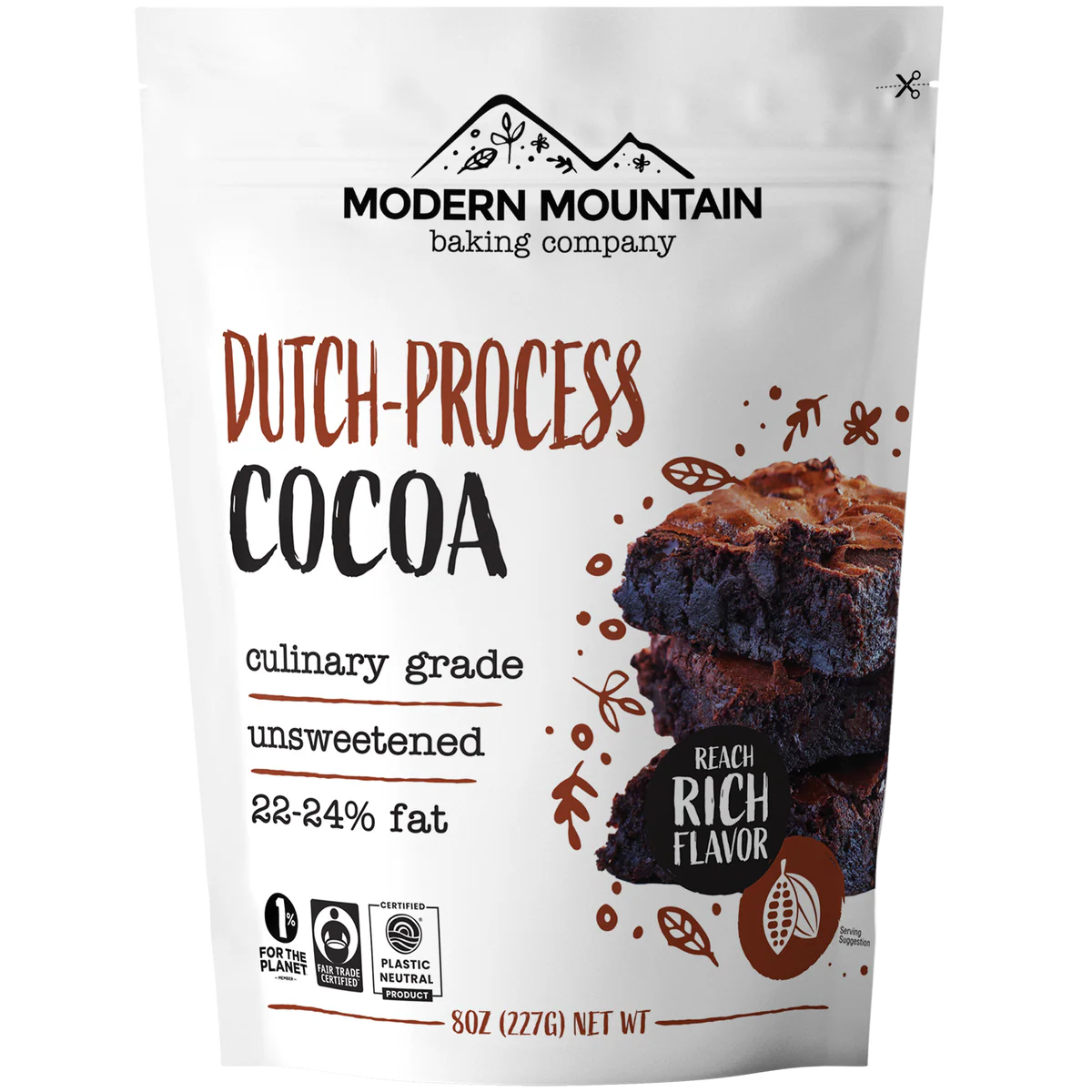 Dutch-Process Cocoa Powder, 8 oz