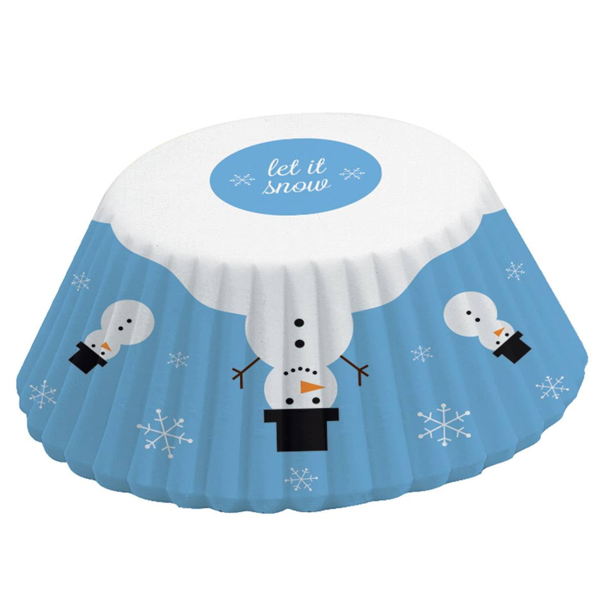Snowman Bake Cup, 50 pack