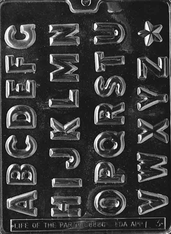 Alphabet Letters Mold (L3)